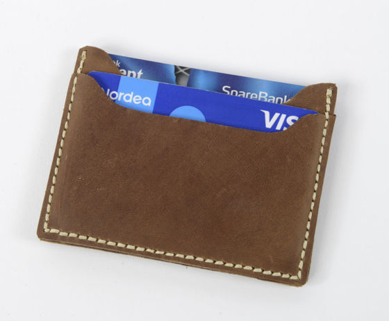 Bilde av Fridtjof Nansen kortholder i skinn